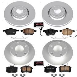 PowerStop Z23 Evolution Sport GEOMET Coated Brake Kits for 1998-2004 A6 - CRK637
