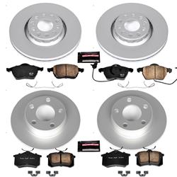 PowerStop Z23 Evolution Sport GEOMET Coated Brake Kits for 1998-2004 A6 QUATTRO - CRK639