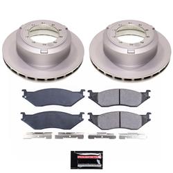 PowerStop - Brake Rotor and Pad Combos for 2002-2004 F-450 SUPER DUTY, F-550 SUPER DUTY, 2001-2007 F-53 MOTORHOME CHASSIS - CRK6410