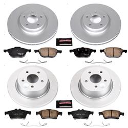 PowerStop Z23 Evolution Sport GEOMET Coated Brake Kits for 2013-2017 C-MAX, 2013-2016 ESCAPE - CRK6477