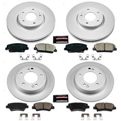 PowerStop Z17 Evolution Plus GEOMET Coated Brake Kits for 2013-2015 VELOSTER - CRK6485