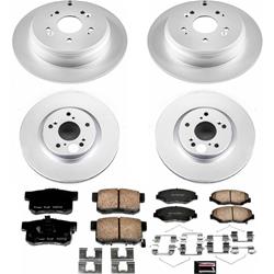 PowerStop Z17 Evolution Plus GEOMET Coated Brake Kits for 2012-2016 CR-V - CRK6489