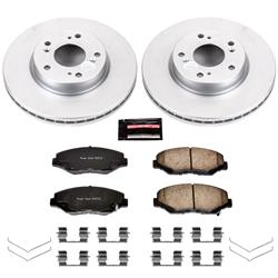 PowerStop Z17 Evolution Plus GEOMET Coated Brake Kits for 2013-2017 ACCORD, 2013-2014 FIT, 2013 ILX - CRK6490