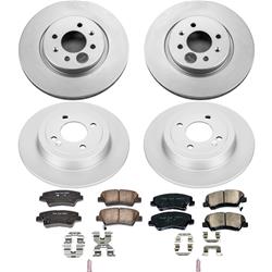 PowerStop Z17 Evolution Plus GEOMET Coated Brake Kits for 2012-2017 RIO - CRK6500