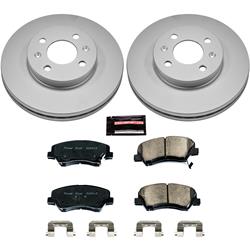 PowerStop Z17 Evolution Plus GEOMET Coated Brake Kits for 2012-2017 ACCENT, RIO - CRK6508
