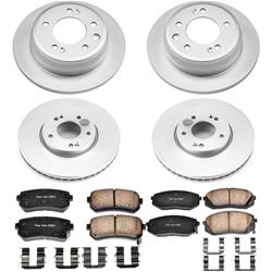 PowerStop Z17 Evolution Plus GEOMET Coated Brake Kits for 2012-2016 SPORTAGE - CRK6512