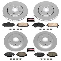 PowerStop Z17 Evolution Plus GEOMET Coated Brake Kits CRK6563