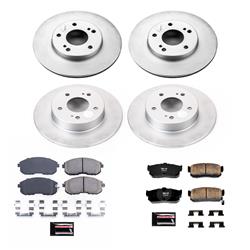 PowerStop Z17 Evolution Plus GEOMET Coated Brake Kits for 1996-1999 I30, 1995-1999 MAXIMA - CRK662