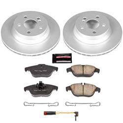 PowerStop Z23 Evolution Sport GEOMET Coated Brake Kits for 2013-2015 GLK250, 2010-2015 GLK350 - CRK6715