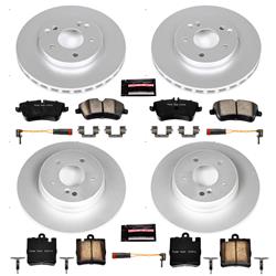 PowerStop Z23 Evolution Sport GEOMET Coated Brake Kits for 2003-2005 C240 - CRK6745
