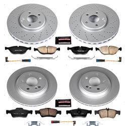 PowerStop Z23 Evolution Sport GEOMET Coated Brake Kits for 2003-2006 S430 - CRK6747