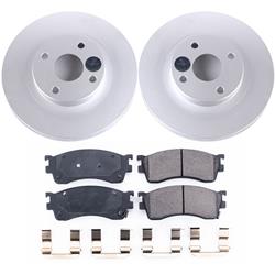 PowerStop Z17 Evolution Plus GEOMET Coated Brake Kits for 2001-2003 PROTEGE - CRK6786