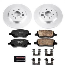 PowerStop Z17 Evolution Plus GEOMET Coated Brake Kits for 2014-2017, 2011-2012 MV-1 - CRK6800