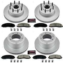 PowerStop Z17 Evolution Plus GEOMET Coated Brake Kits for 2012-2022 F-250 SUPER DUTY, 2013-2022 F-350 SUPER DUTY - CRK6820