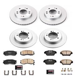PowerStop Z17 Evolution Plus GEOMET Coated Brake Kits for 1990-1994 ECLIPSE, LASER, TALON - CRK682