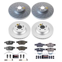 PowerStop Z23 Evolution Sport GEOMET Coated Brake Kits for 2012-2014 E550 - CRK6833