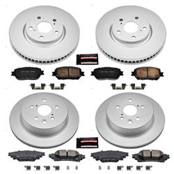 PowerStop Z17 Evolution Plus GEOMET Coated Brake Kits for 2014-2015 IS250 - CRK6927