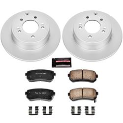 PowerStop Z17 Evolution Plus GEOMET Coated Brake Kits for 2014-2016 CADENZA, 2015 SONATA, 2015-2017 TUCSON - CRK6936