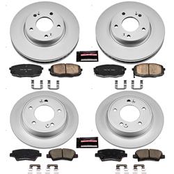 PowerStop Z17 Evolution Plus GEOMET Coated Brake Kits for 2014-2016 SOUL - CRK6945