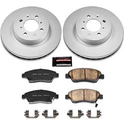 PowerStop Z17 Evolution Plus GEOMET Coated Brake Kits for 1993-1995 CIVIC, 1994-1997 CIVIC DEL SOL, 2007-2008 FIT - CRK694