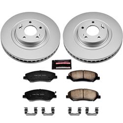 PowerStop Z17 Evolution Plus GEOMET Coated Brake Kits for 2013-2016 SANTA FE - CRK6951