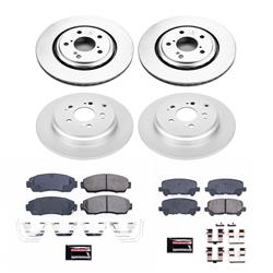 PowerStop Z17 Evolution Plus GEOMET Coated Brake Kits for 2015-2017 ODYSSEY - CRK6958