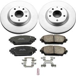 PowerStop Z17 Evolution Plus GEOMET Coated Brake Kits for 2014-2018 3, 2016-2021 CX-3 - CRK6971
