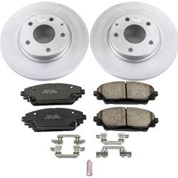 PowerStop Z17 Evolution Plus GEOMET Coated Brake Kits for 2014-2016 3, 2016-2021 CX-3 - CRK6974