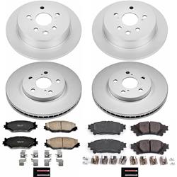 PowerStop Z17 Evolution Plus GEOMET Coated Brake Kits for 2014-2015 IS250 - CRK6988