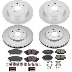 PowerStop Z17 Evolution Plus GEOMET Coated Brake Kits for 2014-2015 IS250 - CRK6989