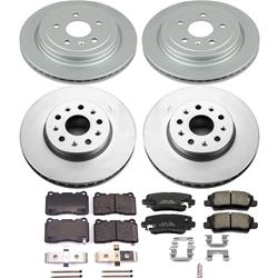 PowerStop Z17 Evolution Plus GEOMET Coated Brake Kits for 2014-2018 CTS - CRK7000