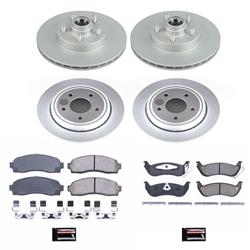 PowerStop Z17 Evolution Plus GEOMET Coated Brake Kits for 2010-2011 RANGER - CRK7003