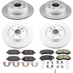 PowerStop Z17 Evolution Plus GEOMET Coated Brake Kits for 2014-2019 ROGUE - CRK7033