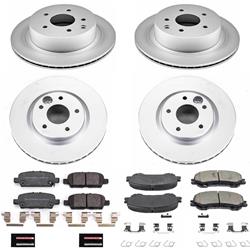 PowerStop Z17 Evolution Plus GEOMET Coated Brake Kits for 2014-2020 ROGUE, 2017-2022 ROGUE SPORT - CRK7035