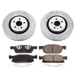 PowerStop Z17 Evolution Plus GEOMET Coated Brake Kits for 2015-2021 EDGE, 2016-2018 MKX, 2019-2021 NAUTILUS - CRK7143