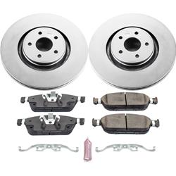 PowerStop Z17 Evolution Plus GEOMET Coated Brake Kits for 2014-2018 FOCUS, 2015-2019 MKC - CRK7147
