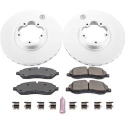 PowerStop Z17 Evolution Plus GEOMET Coated Brake Kits for 2015-2019 TRANSIT-350 HD - CRK7148
