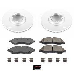 PowerStop Z17 Evolution Plus GEOMET Coated Brake Kits for 2015-2019 TRANSIT-150, TRANSIT-250, TRANSIT-350 - CRK7150