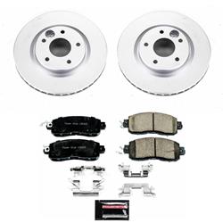 PowerStop Z17 Evolution Plus GEOMET Coated Brake Kits for 2014-2017 LEAF - CRK7215