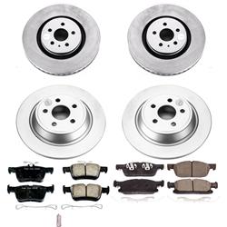 PowerStop Z17 Evolution Plus GEOMET Coated Brake Kits for 2016-2018 MKX - CRK7231