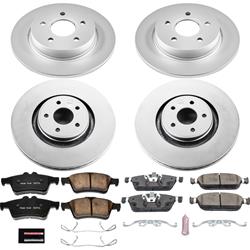PowerStop Z17 Evolution Plus GEOMET Coated Brake Kits for 2014-2018 FOCUS - CRK7233