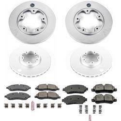 PowerStop Z17 Evolution Plus GEOMET Coated Brake Kits for 2015-2019 TRANSIT-150, TRANSIT-250, TRANSIT-350 - CRK7235