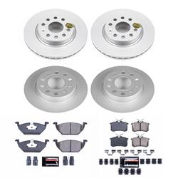 PowerStop Z23 Evolution Sport GEOMET Coated Brake Kits for 2013-2015 JETTA - CRK7242