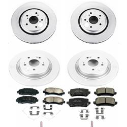 PowerStop Z17 Evolution Plus GEOMET Coated Brake Kits for 2015-2020 TLX - CRK7284
