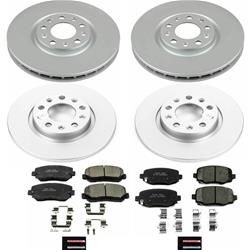 PowerStop Z17 Evolution Plus GEOMET Coated Brake Kits for 2015-2017 200 - CRK7288