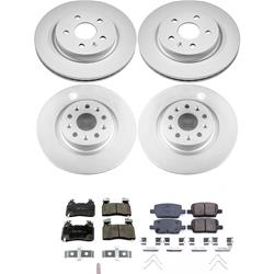 PowerStop Z17 Evolution Plus GEOMET Coated Brake Kits for 2016-2018 CT6 - CRK7292