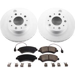 PowerStop Z17 Evolution Plus GEOMET Coated Brake Kits for 2014-2024 PROMASTER 1500, PROMASTER 2500, PROMASTER 3500 - CRK7303