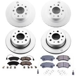 PowerStop Z17 Evolution Plus GEOMET Coated Brake Kits for 2014-2015 PROMASTER 1500, PROMASTER 2500, PROMASTER 3500 - CRK7304