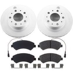 PowerStop Z17 Evolution Plus GEOMET Coated Brake Kits for 2014-2021 PROMASTER 1500, PROMASTER 2500, PROMASTER 3500 - CRK7306