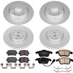 PowerStop Z23 Evolution Sport GEOMET Coated Brake Kits CRK7339